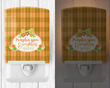 Load image into Gallery viewer, Fall Pumpkin Spice and Everything Ceramic Night Light BB6920CNL