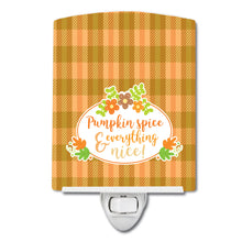 Load image into Gallery viewer, Fall Pumpkin Spice and Everything Ceramic Night Light BB6920CNL