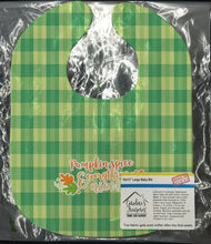 Load image into Gallery viewer, Fall Pumpkin Spice Gingham Baby Bib BB6923BIB