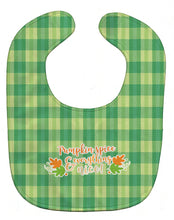 Load image into Gallery viewer, Fall Pumpkin Spice Gingham Baby Bib BB6923BIB