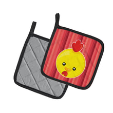 Load image into Gallery viewer, Chicken Face Pot Holders - Set of 2 - Heat-Resistant Kitchen Essentials BB6929PTHD