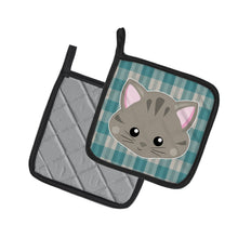 Load image into Gallery viewer, Kitten Face Pot Holders - Set of 2 - Heat-Resistant Kitchen Essentials BB6932PTHD