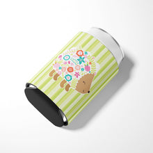 Load image into Gallery viewer, Flowered Hedgehog Can or Bottle Hugger BB6935CC