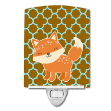 Load image into Gallery viewer, Fox on Quatrafoil Ceramic Night Light BB6939CNL