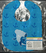 Load image into Gallery viewer, Hammerhead Shark on Anchors Baby Bib BB6941BIB