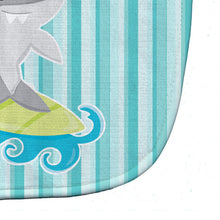 Load image into Gallery viewer, Surfin Shark on Stripes Baby Bib BB6942BIB
