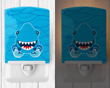 Load image into Gallery viewer, Shark Open Wide in Waves Ceramic Night Light BB6947CNL