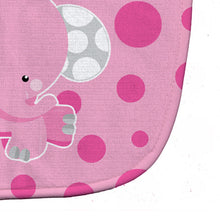 Load image into Gallery viewer, Elephant with Pink Polkadots Baby Bib BB6949BIB