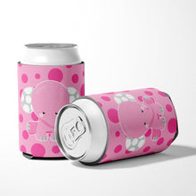 Load image into Gallery viewer, Elephant with Pink Polkadots Can or Bottle Hugger BB6949CC