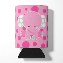 Load image into Gallery viewer, Elephant with Pink Polkadots Can or Bottle Hugger BB6949CC