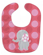 Load image into Gallery viewer, Elephant Big Polkadots Baby Bib BB6950BIB