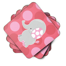 Load image into Gallery viewer, Elephant Big Polkadots Foam Coaster  BB6950FC