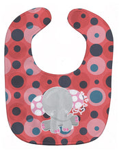 Load image into Gallery viewer, Elephant Lots of Polkadots Baby Bib BB6951BIB