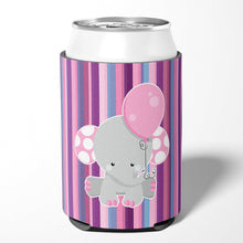 Load image into Gallery viewer, Elephant on Stripes Can or Bottle Hugger BB6954CC
