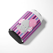Load image into Gallery viewer, Elephant on Stripes Can or Bottle Hugger BB6954CC