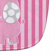 Load image into Gallery viewer, Elephant on Pink Stripes Baby Bib BB6955BIB