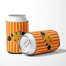 Load image into Gallery viewer, Halloween Pumpkin Bat Can or Bottle Hugger BB6959CC