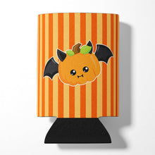 Load image into Gallery viewer, Halloween Pumpkin Bat Can or Bottle Hugger BB6959CC