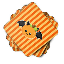 Load image into Gallery viewer, Halloween Pumpkin Bat Foam Coaster  BB6959FC
