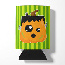 Load image into Gallery viewer, Halloween Pumpkin Frankenstein Can or Bottle Hugger BB6961CC