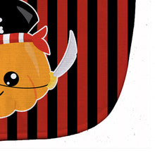 Load image into Gallery viewer, Halloween Pumpkin Pirate Baby Bib BB6962BIB
