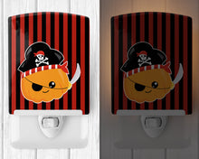Load image into Gallery viewer, Halloween Pumpkin Pirate Ceramic Night Light BB6962CNL
