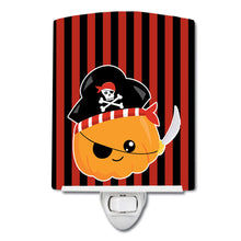 Load image into Gallery viewer, Halloween Pumpkin Pirate Ceramic Night Light BB6962CNL