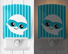 Load image into Gallery viewer, Halloween Ghost Superhero Ceramic Night Light BB6963CNL