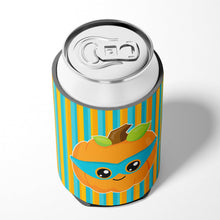 Load image into Gallery viewer, Halloween Pumpkin Superhero Can or Bottle Hugger BB6965CC