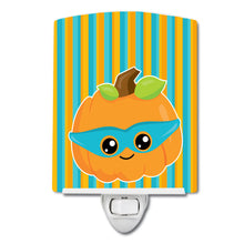 Load image into Gallery viewer, Halloween Pumpkin Superhero Ceramic Night Light BB6965CNL