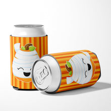 Load image into Gallery viewer, Halloween Pumpkin Mummy Can or Bottle Hugger BB6968CC
