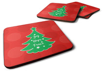 Load image into Gallery viewer, Christmas Tree Red Green Foam Coaster  BB6971FC