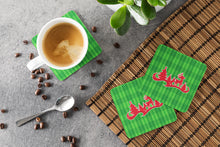 Load image into Gallery viewer, Christmas Tree Reindeer Green Foam Coaster  BB6973FC