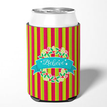 Load image into Gallery viewer, Christmas Wreath Believe Can or Bottle Hugger BB6975CC