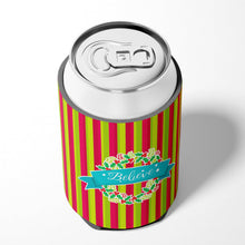 Load image into Gallery viewer, Christmas Wreath Believe Can or Bottle Hugger BB6975CC