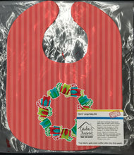 Load image into Gallery viewer, Christmas Wreath Presents Baby Bib BB6976BIB