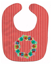 Load image into Gallery viewer, Christmas Wreath Presents Baby Bib BB6976BIB
