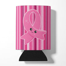Load image into Gallery viewer, Breast Cancer Awareness Ribbon Face Can or Bottle Hugger BB6978CC