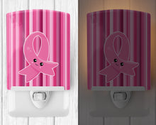 Load image into Gallery viewer, Breast Cancer Awareness Ribbon Face Ceramic Night Light BB6978CNL