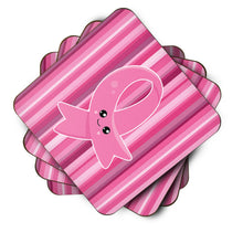 Load image into Gallery viewer, Breast Cancer Awareness Ribbon Face Foam Coaster  BB6978FC