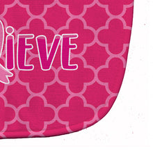 Load image into Gallery viewer, Breast Cancer Awareness Ribbon Believe Baby Bib BB6980BIB