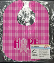 Load image into Gallery viewer, Breast Cancer Awareness Ribbon Hope Baby Bib BB6981BIB