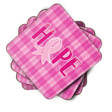 Load image into Gallery viewer, Breast Cancer Awareness Ribbon Hope Foam Coaster  BB6981FC