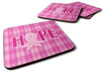 Load image into Gallery viewer, Breast Cancer Awareness Ribbon Hope Foam Coaster  BB6981FC