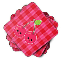 Load image into Gallery viewer, Cherry Faces Foam Coaster  BB6985FC