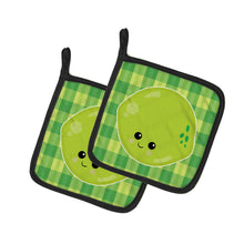 Load image into Gallery viewer, Lime Face Pot Holders - Set of 2 - Heat-Resistant Kitchen Essentials BB6988PTHD