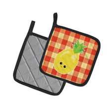 Load image into Gallery viewer, Pineapple Face Pot Holders - Set of 2 - Heat-Resistant Kitchen Essentials BB6992PTHD