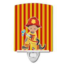 Load image into Gallery viewer, Fireman Boy Ceramic Night Light BB6995CNL