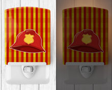 Load image into Gallery viewer, Fireman's Hat Ceramic Night Light BB6997CNL