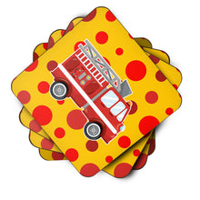 Load image into Gallery viewer, Fireman's Firetruck Foam Coaster  BB6998FC